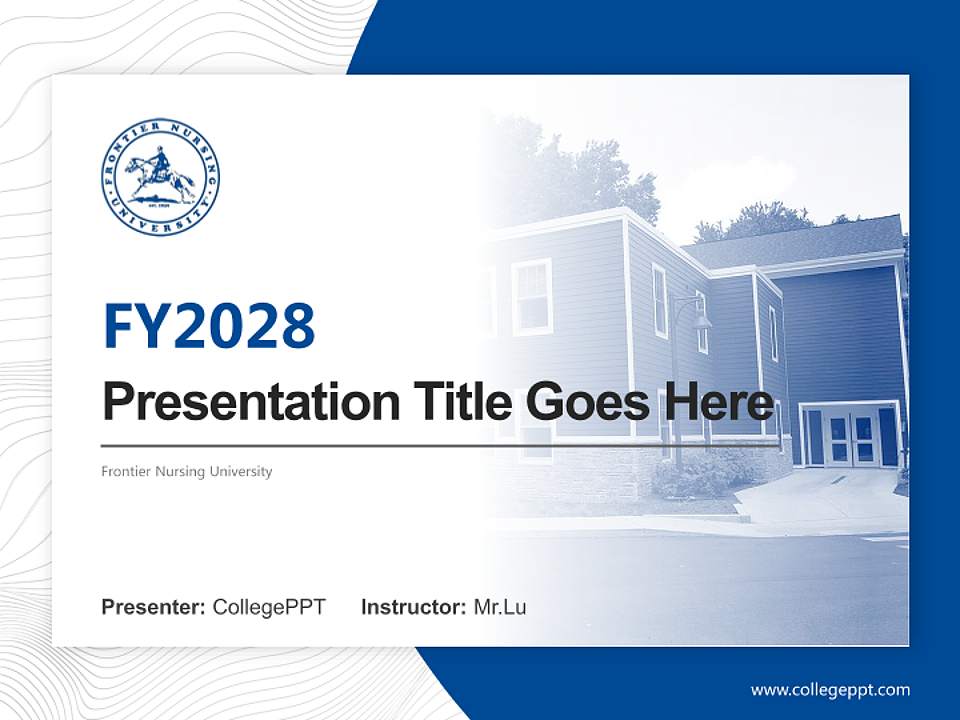 Frontier Nursing University Academic Presentation/Research Findings Report PPT Template4:3 ratio PPT effect preview image5