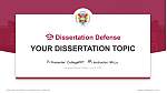 Hampden-Sydney College Graduation Thesis Defense PPT Template