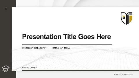 Geneva College Thesis Proposal/Graduation Defense PPT Template