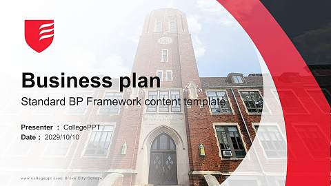 Grove City College Competition/Entrepreneurship Contest PPT Template