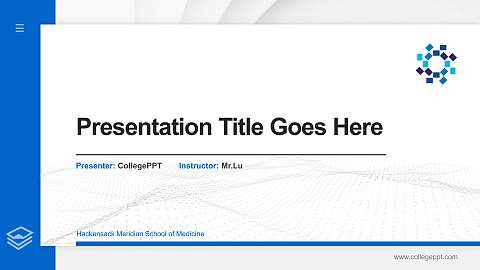 Hackensack Meridian School of Medicine Thesis Proposal/Graduation Defense PPT Template