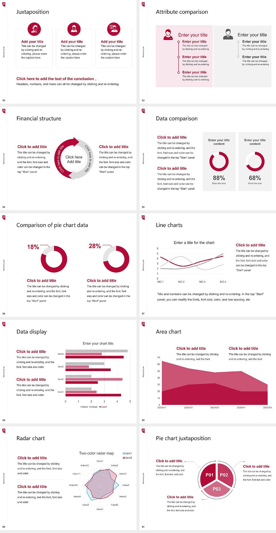 Hamline University Competition/Entrepreneurship Contest PPT Template4:3 ratio PPT effect preview image7