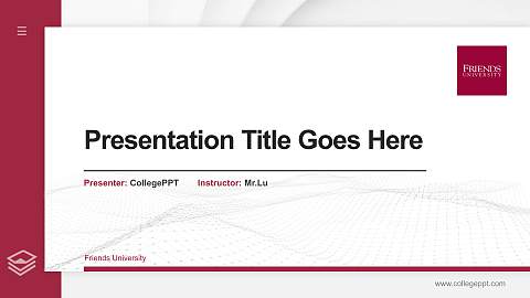 Friends University Thesis Proposal/Graduation Defense PPT Template
