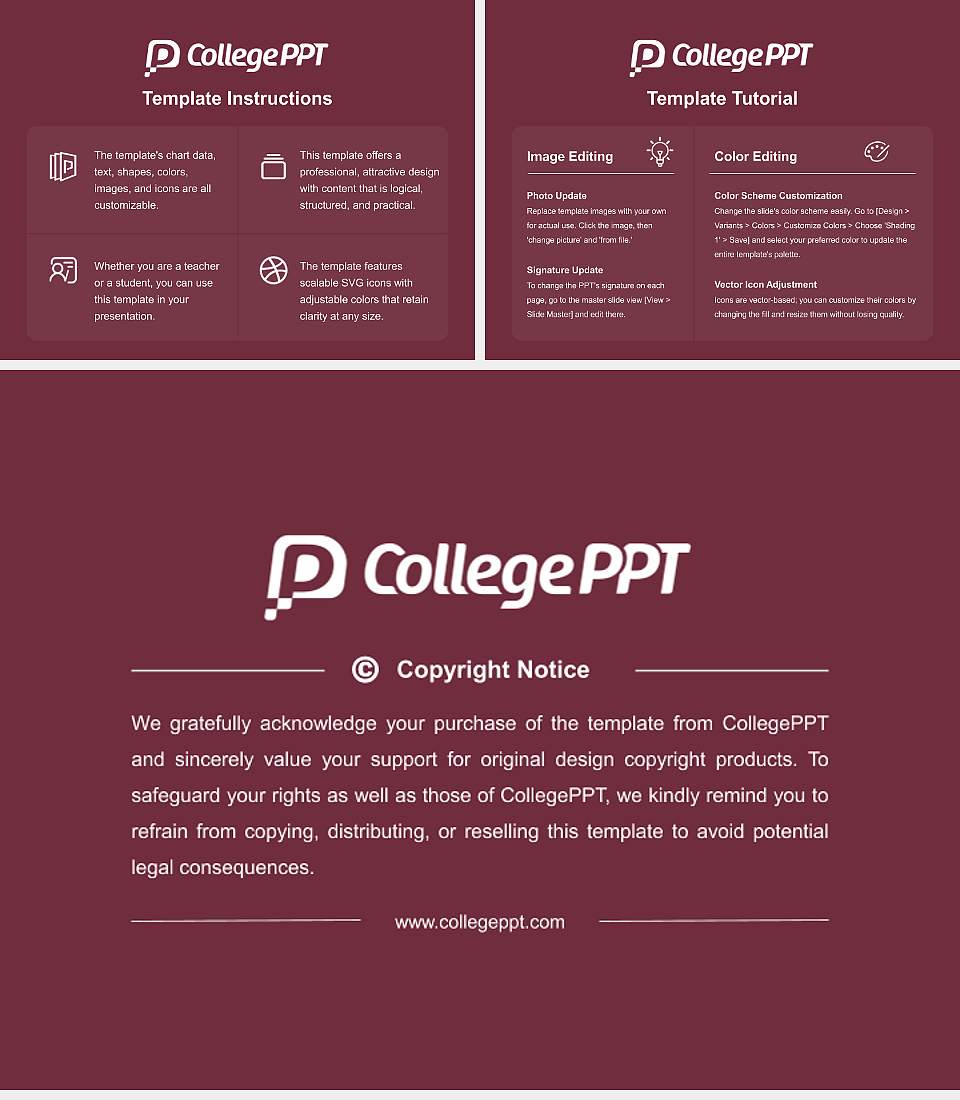 Freed-Hardeman University Course/Courseware Creation PPT Template4:3 ratio PPT effect preview image5