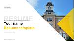 Gustavus Adolphus College Resume PPT Template