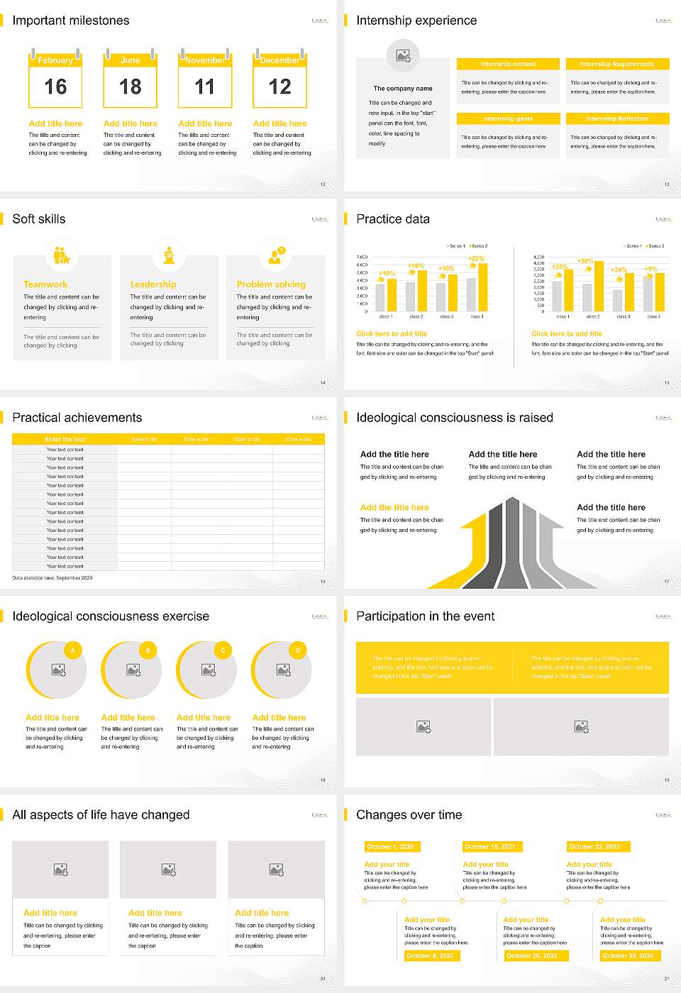 Gustavus Adolphus College National Scholarship Defense PPT Template16:9 ratio PPT effect preview image3