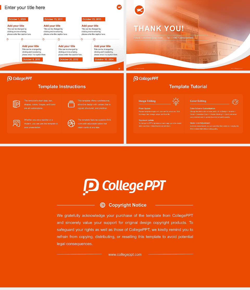 Full Sail University Lecture Sharing and Networking Event PPT Template16:9 ratio PPT effect preview image4