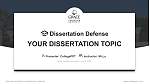 Grace Christian University Graduation Thesis Defense PPT Template