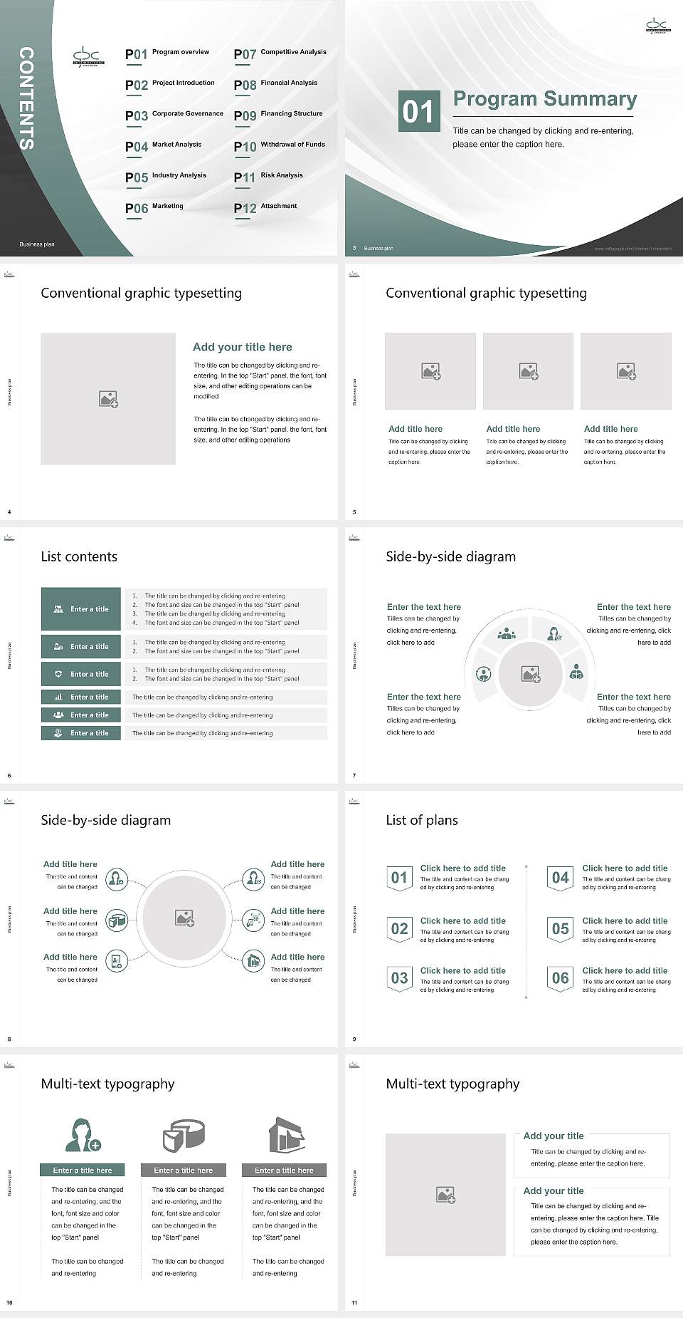 Great Basin College Competition/Entrepreneurship Contest PPT Template4:3 ratio PPT effect preview image2