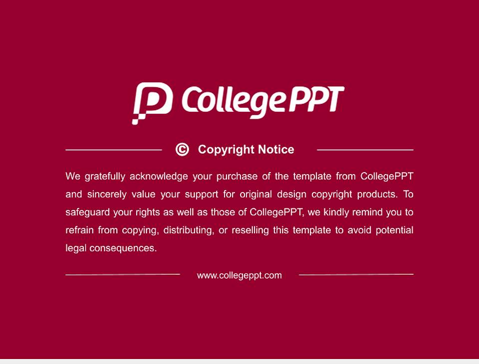 Gannon University General Purpose PPT Template4:3 ratio PPT effect preview image6