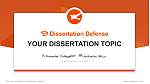 Full Sail University Graduation Thesis Defense PPT Template