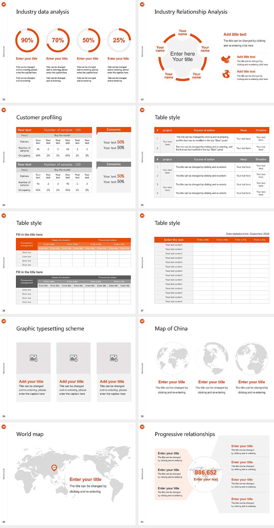 Full Sail University Competition/Entrepreneurship Contest PPT Template4:3 ratio PPT effect preview image5