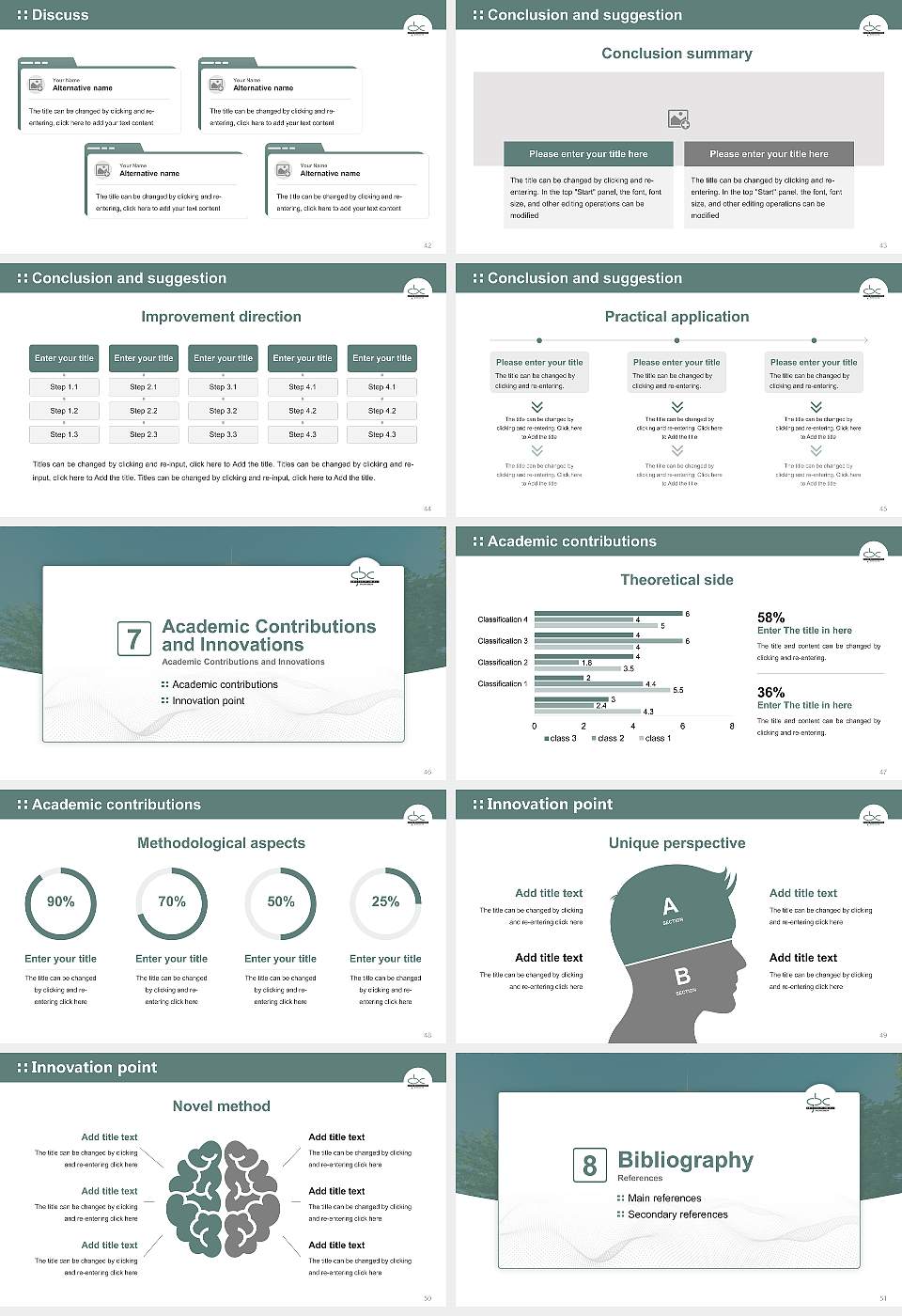 Great Basin College Graduation Thesis Defense PPT Template16:9 ratio PPT effect preview image6