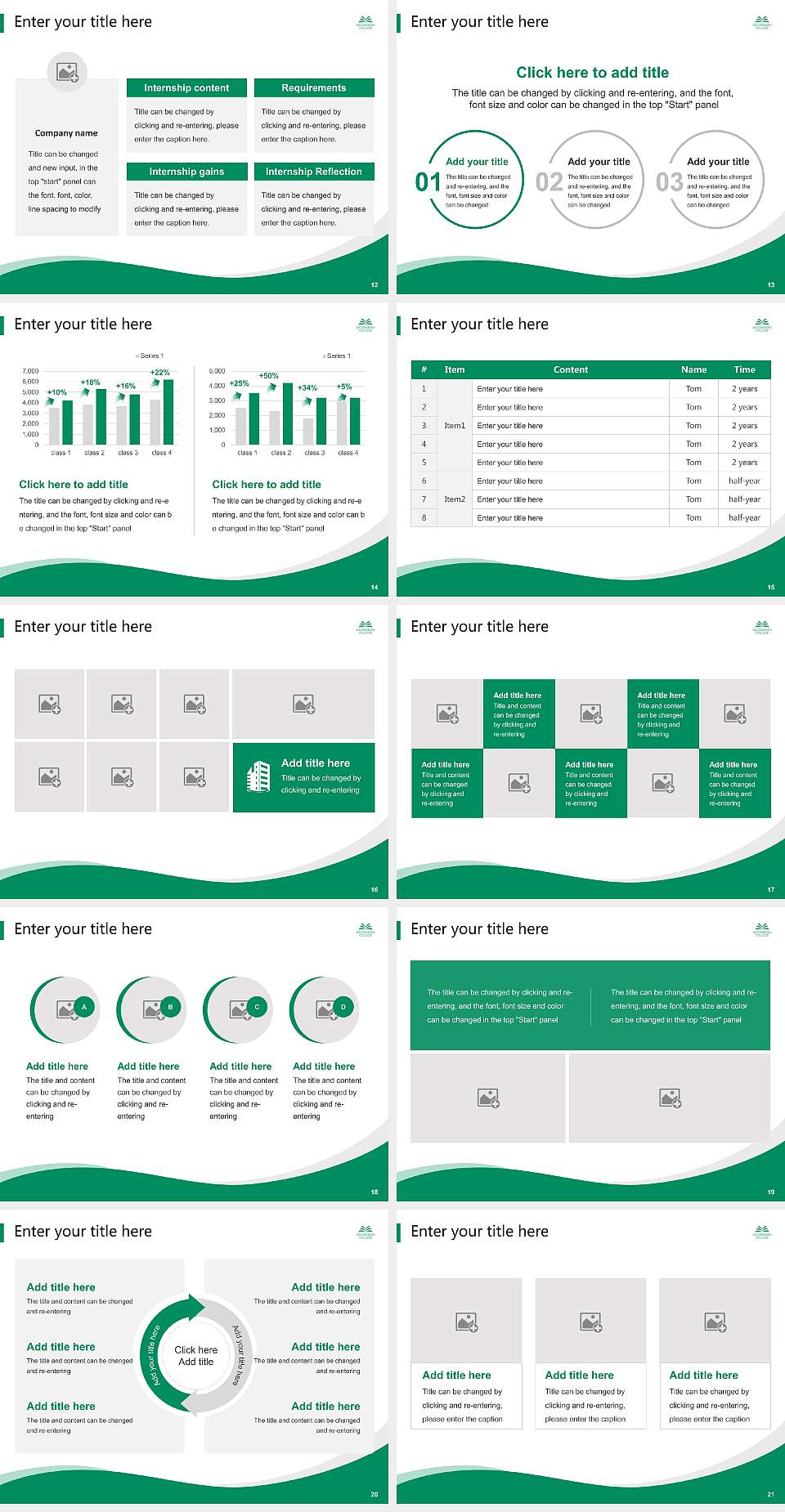 Greensboro College Lecture Sharing and Networking Event PPT Template4:3 ratio PPT effect preview image3