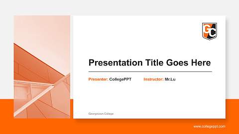 Georgetown College General Purpose PPT Template