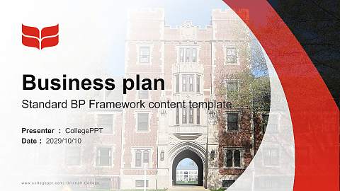 Grinnell College Competition/Entrepreneurship Contest PPT Template