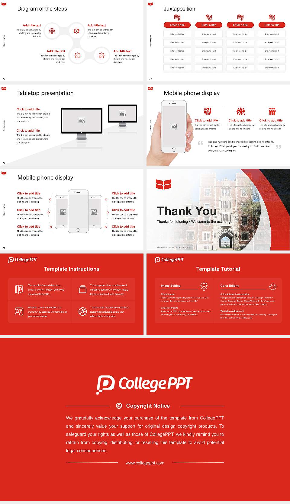 Grinnell College Competition/Entrepreneurship Contest PPT Template16:9 ratio PPT effect preview image9