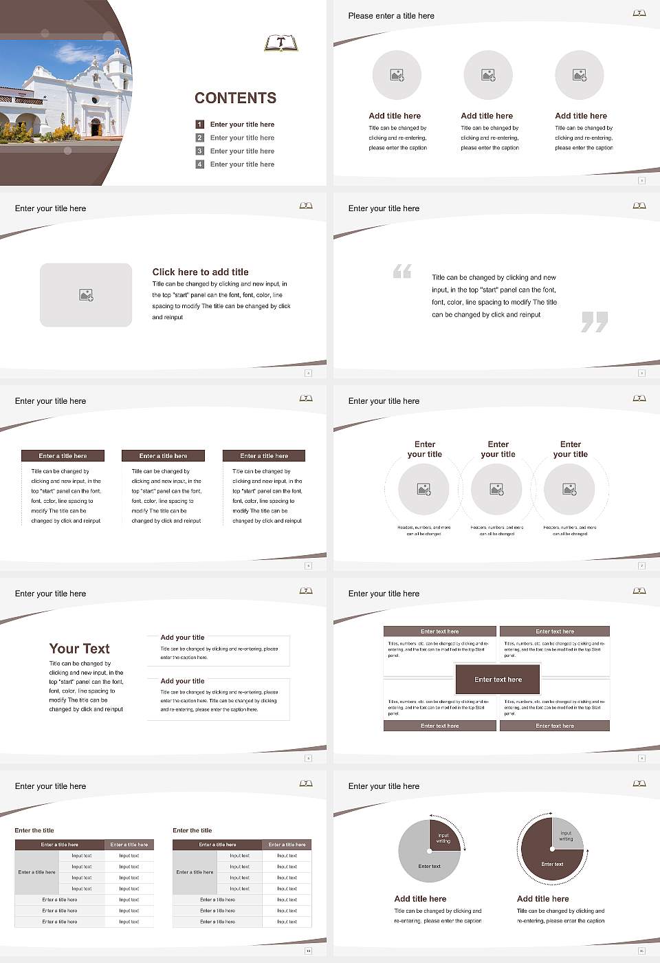 Franciscan School of Theology Course/Courseware Creation PPT Template16:9 ratio PPT effect preview image2