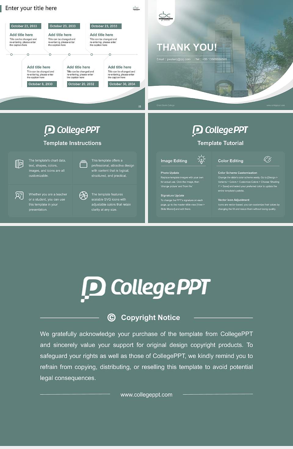 Great Basin College Lecture Sharing and Networking Event PPT Template4:3 ratio PPT effect preview image4
