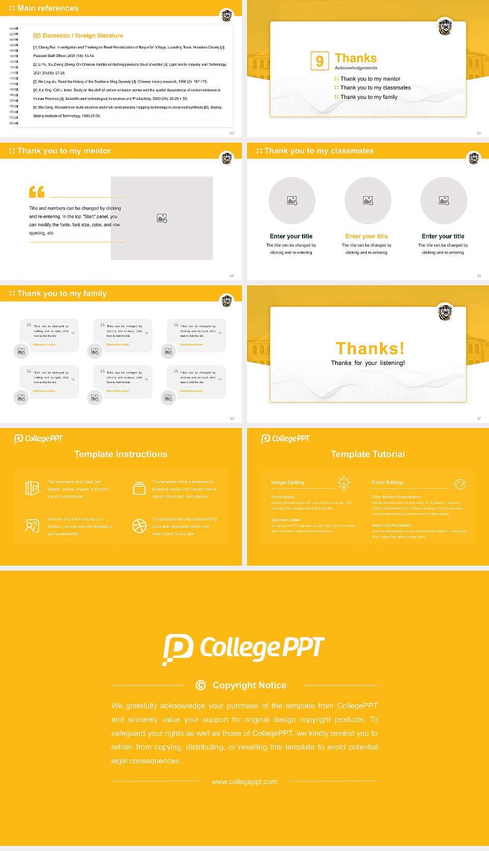 Fort Hays State University Graduation Thesis Defense PPT Template16:9 ratio PPT effect preview image7