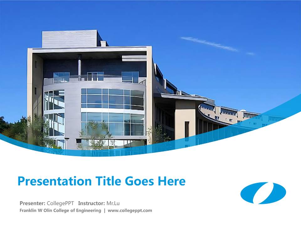 Franklin W Olin College of Engineering Course/Courseware Creation PPT Template4:3 ratio PPT effect preview image5