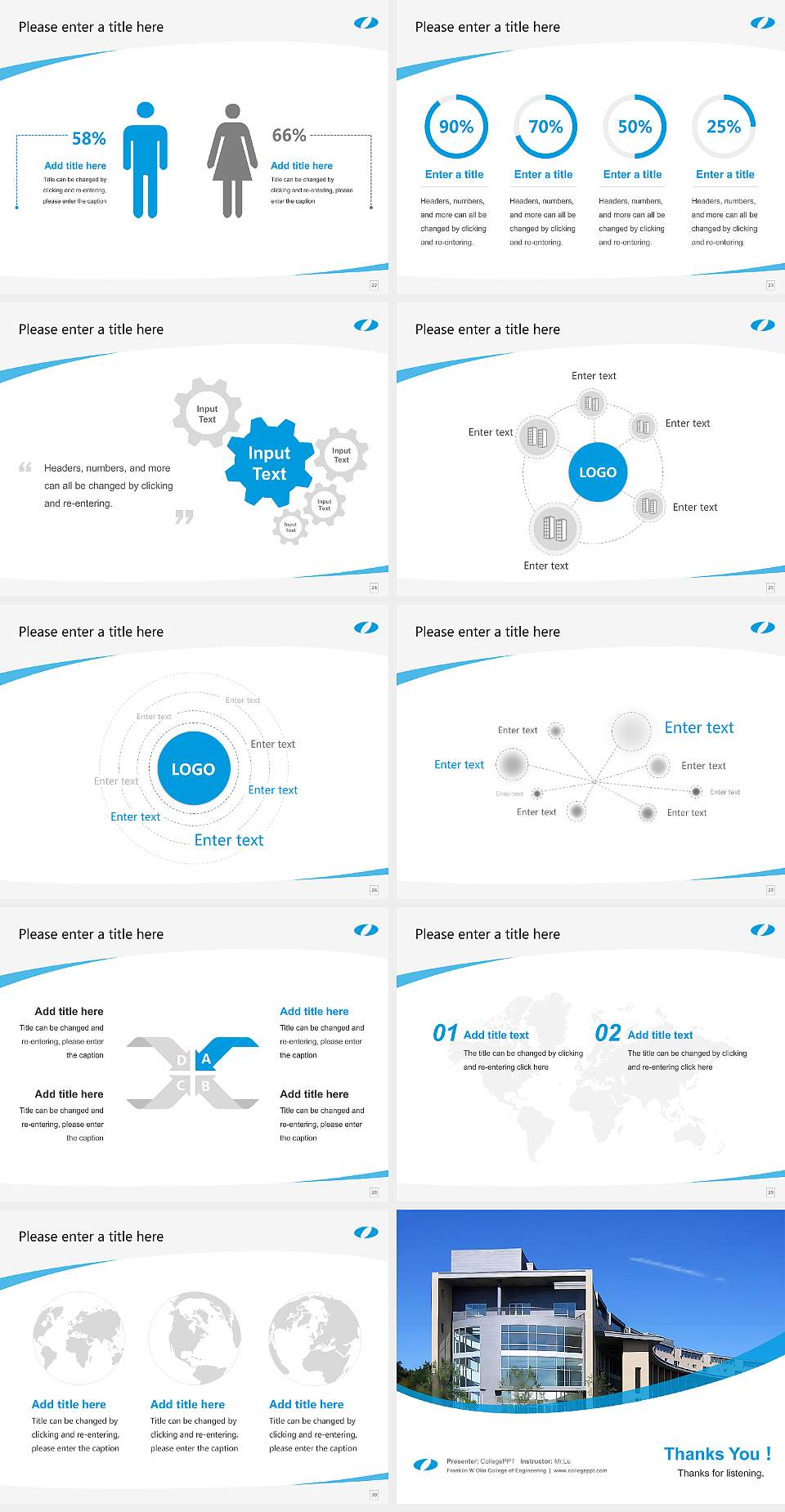 Franklin W Olin College of Engineering Course/Courseware Creation PPT Template4:3 ratio PPT effect preview image4