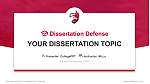 Grantham University Graduation Thesis Defense PPT Template