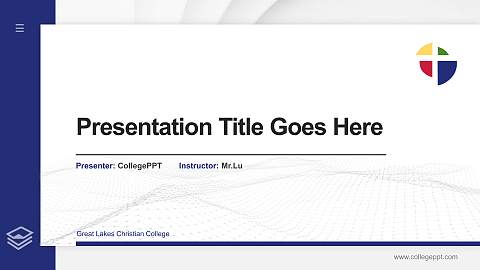 Great Lakes Christian College Thesis Proposal/Graduation Defense PPT Template