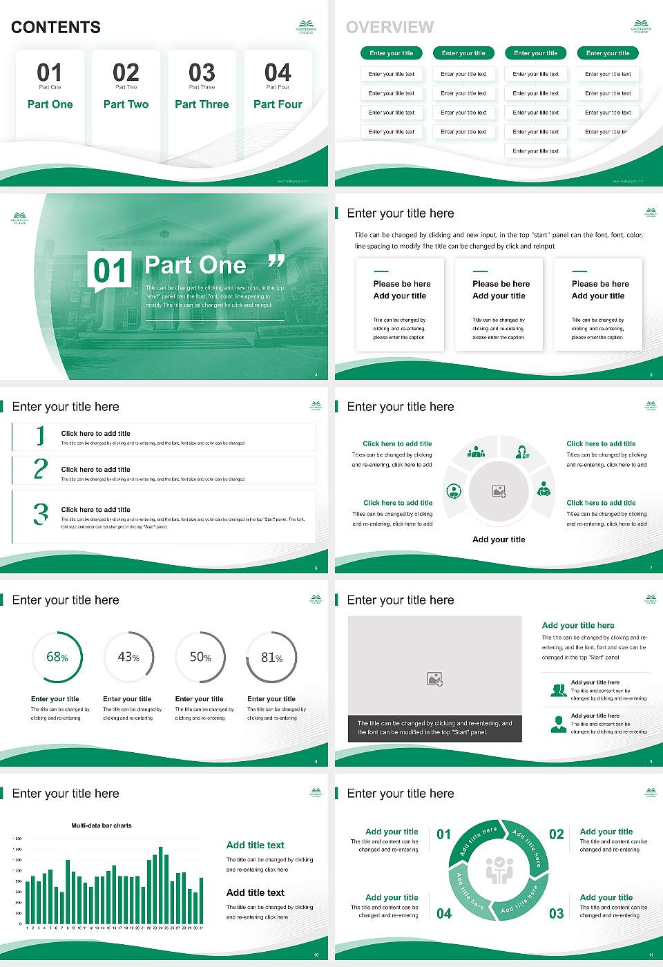 Greensboro College Lecture Sharing and Networking Event PPT Template16:9 ratio PPT effect preview image2