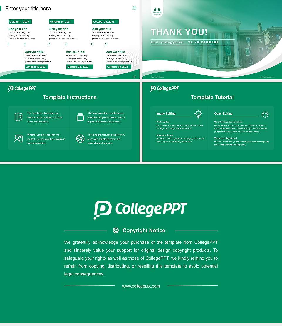 Greensboro College Lecture Sharing and Networking Event PPT Template16:9 ratio PPT effect preview image4