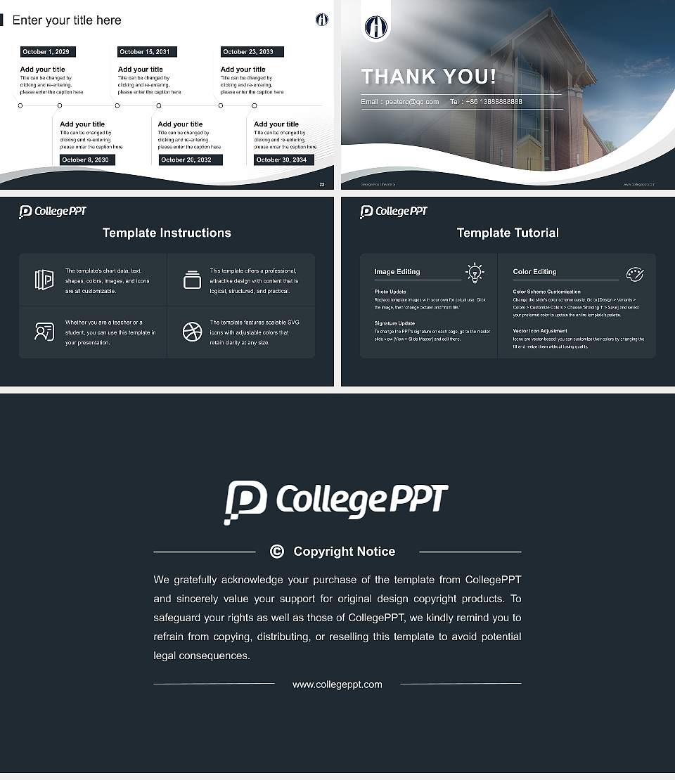 George Fox University Lecture Sharing and Networking Event PPT Template16:9 ratio PPT effect preview image4