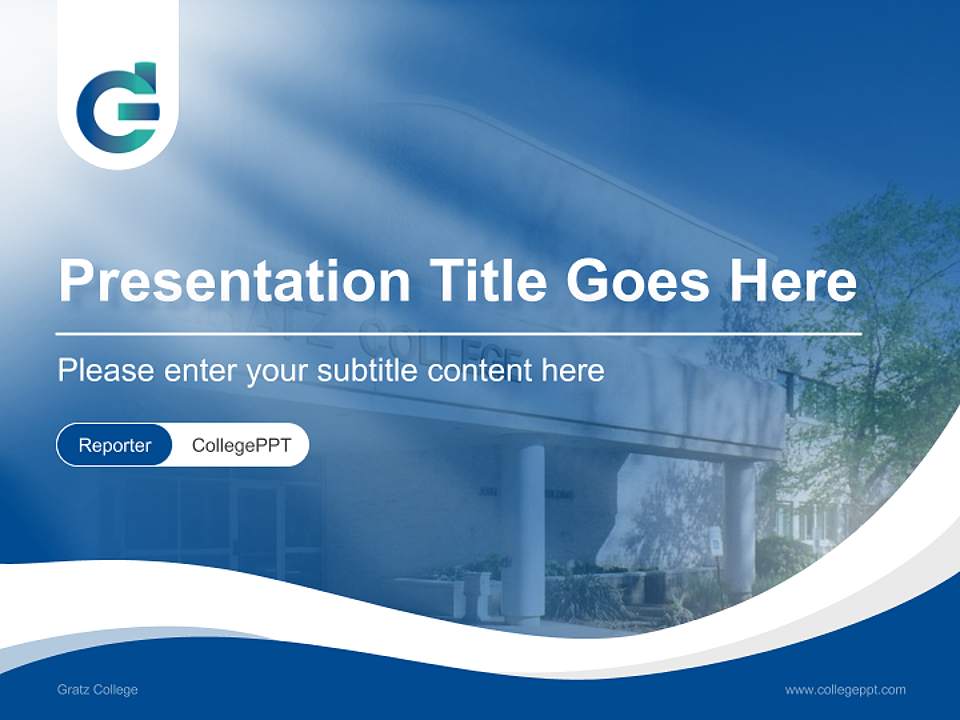 Gratz College Lecture Sharing and Networking Event PPT Template4:3 ratio PPT effect preview image4