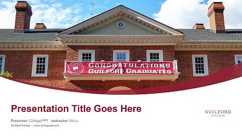 Guilford College Course/Courseware Creation PPT Template
