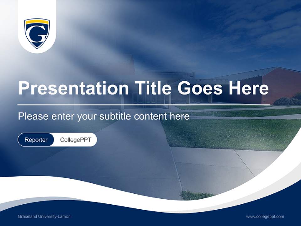 Graceland University-Lamoni Lecture Sharing and Networking Event PPT Template4:3 ratio PPT effect preview image4