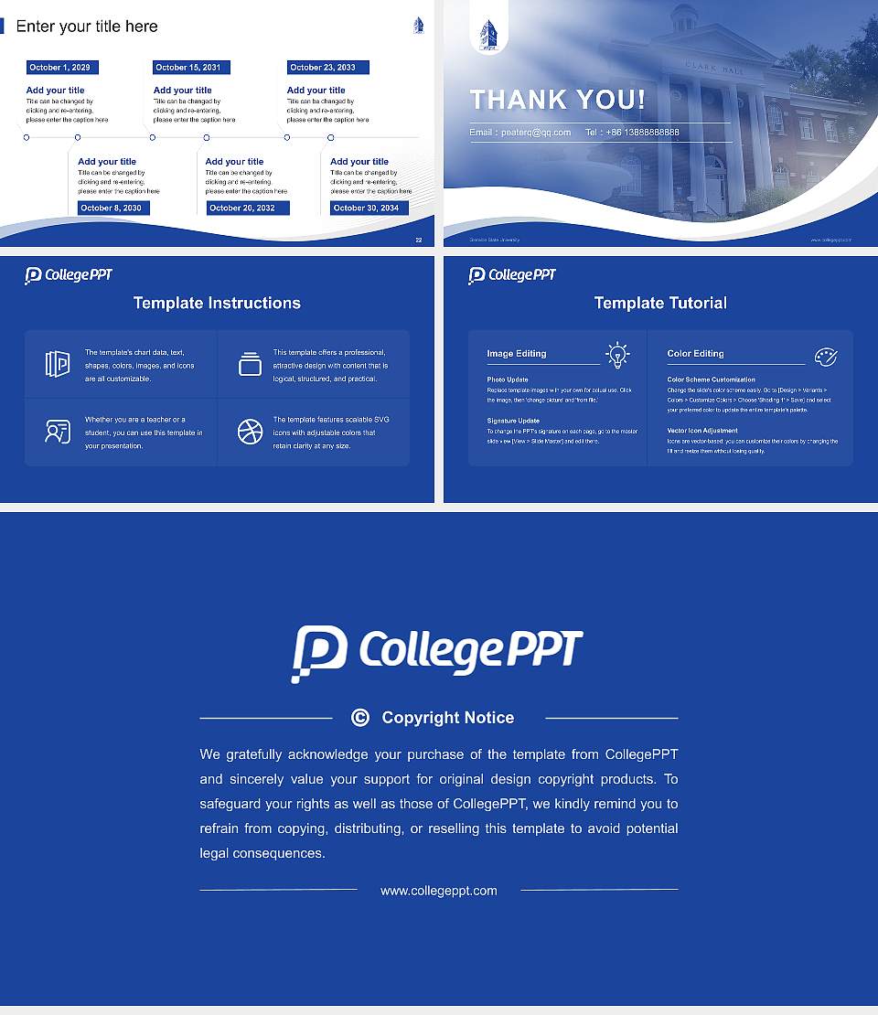 Glenville State University Lecture Sharing and Networking Event PPT Template16:9 ratio PPT effect preview image4