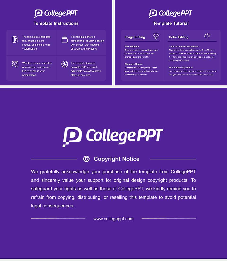Grand Canyon University Academic Presentation/Research Findings Report PPT Template4:3 ratio PPT effect preview image5