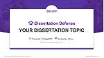 Grand Canyon University Graduation Thesis Defense PPT Template