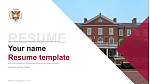 Hampden-Sydney College Resume PPT Template
