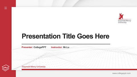 Gwynedd Mercy University Thesis Proposal/Graduation Defense PPT Template