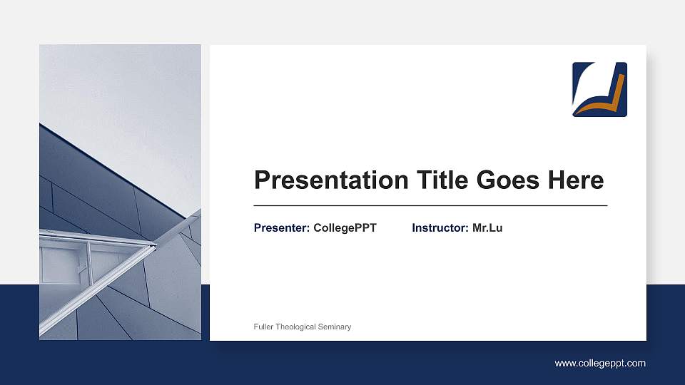 Fuller Theological Seminary General Purpose PPT Template16:9 ratio PPT effect preview image