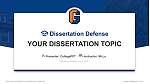 Gettysburg College थीसिस रक्षा PPT टेम्पलेट