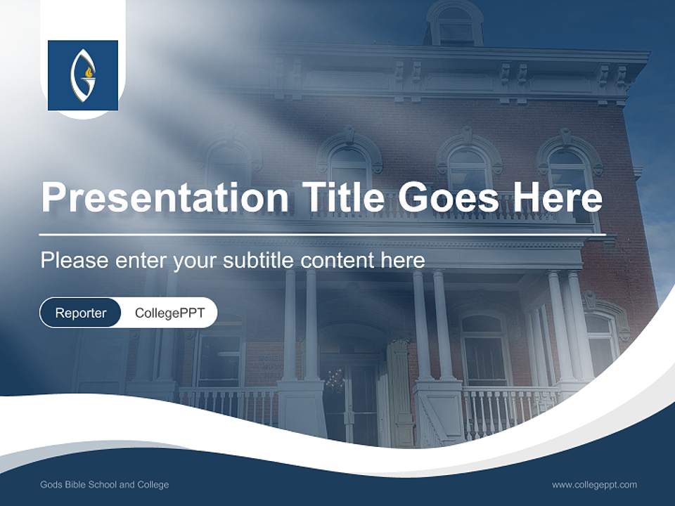 Gods Bible School and College Lecture Sharing and Networking Event PPT Template4:3 ratio PPT effect preview image4