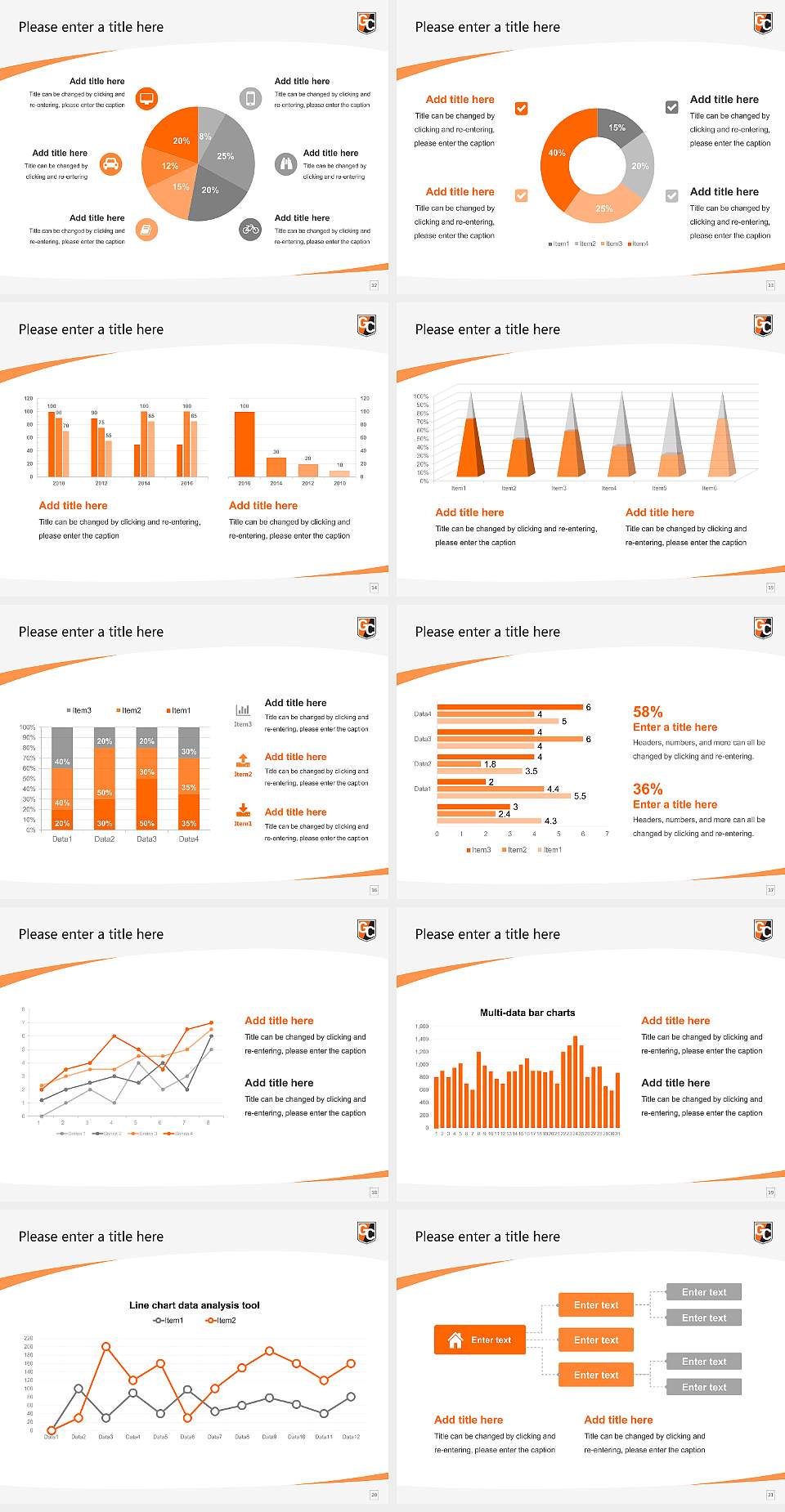 Georgetown College Course/Courseware Creation PPT Template4:3 ratio PPT effect preview image3