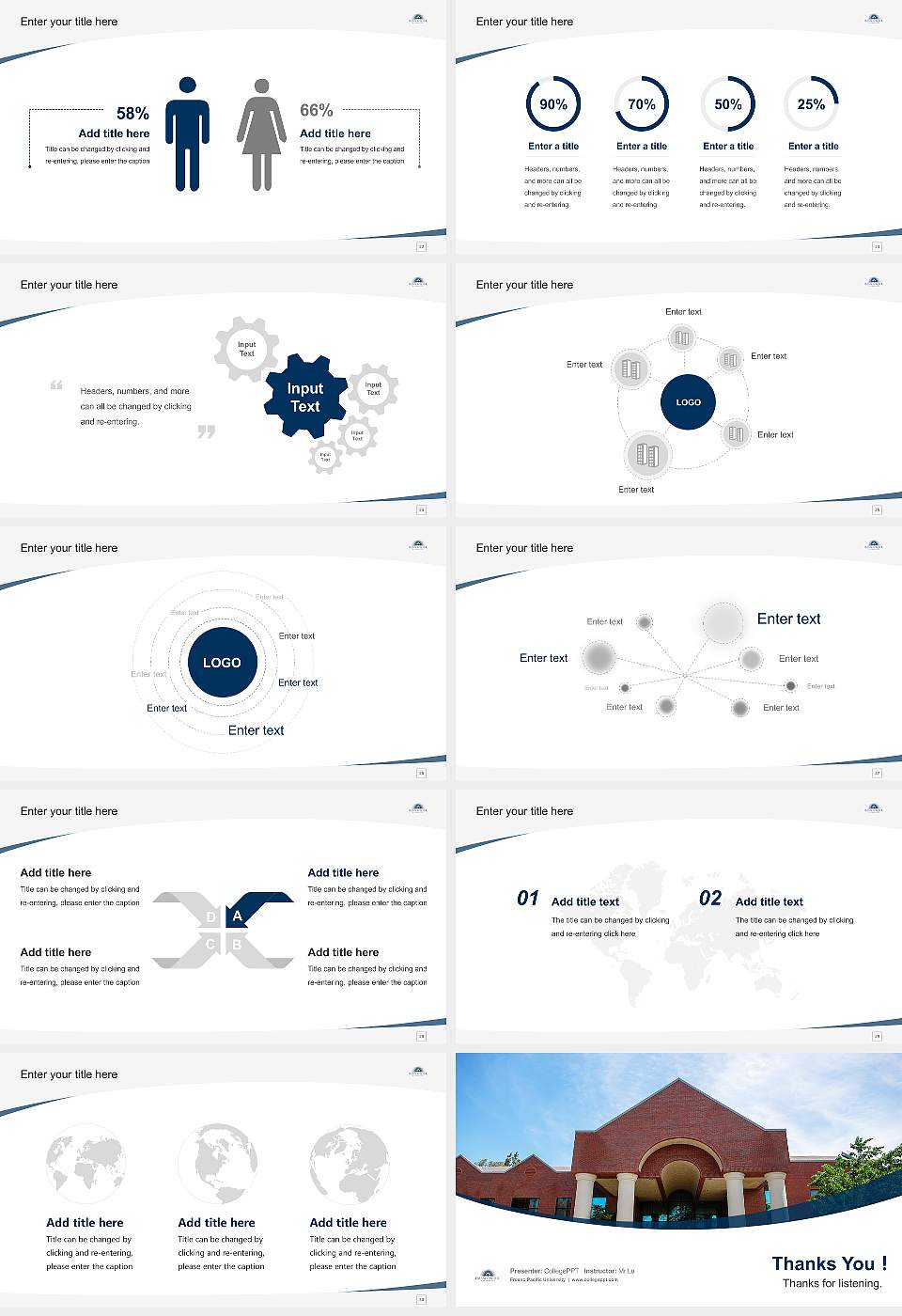 Fresno Pacific University Course/Courseware Creation PPT Template16:9 ratio PPT effect preview image4