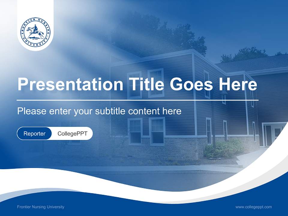 Frontier Nursing University Lecture Sharing and Networking Event PPT Template4:3 ratio PPT effect preview image4