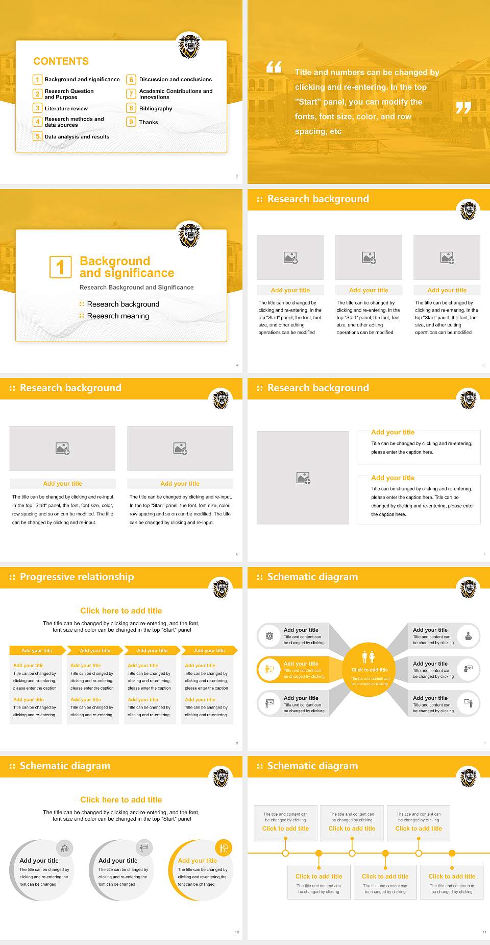 Fort Hays State University Graduation Thesis Defense PPT Template4:3 ratio PPT effect preview image2