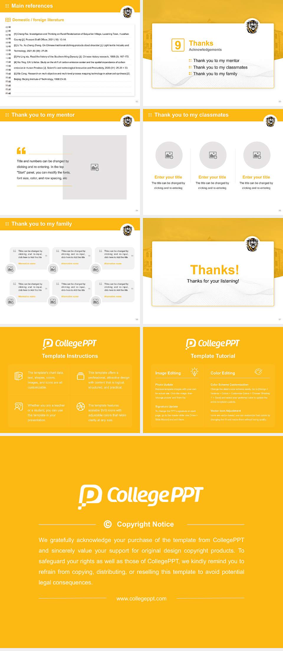 Fort Hays State University Graduation Thesis Defense PPT Template4:3 ratio PPT effect preview image7