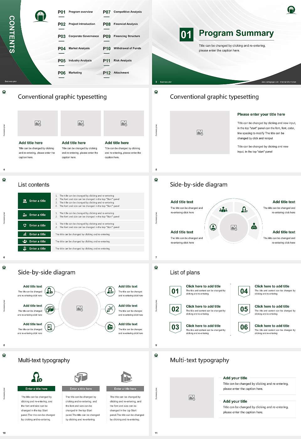 Georgia College & State University Competition/Entrepreneurship Contest PPT Template16:9 ratio PPT effect preview image2
