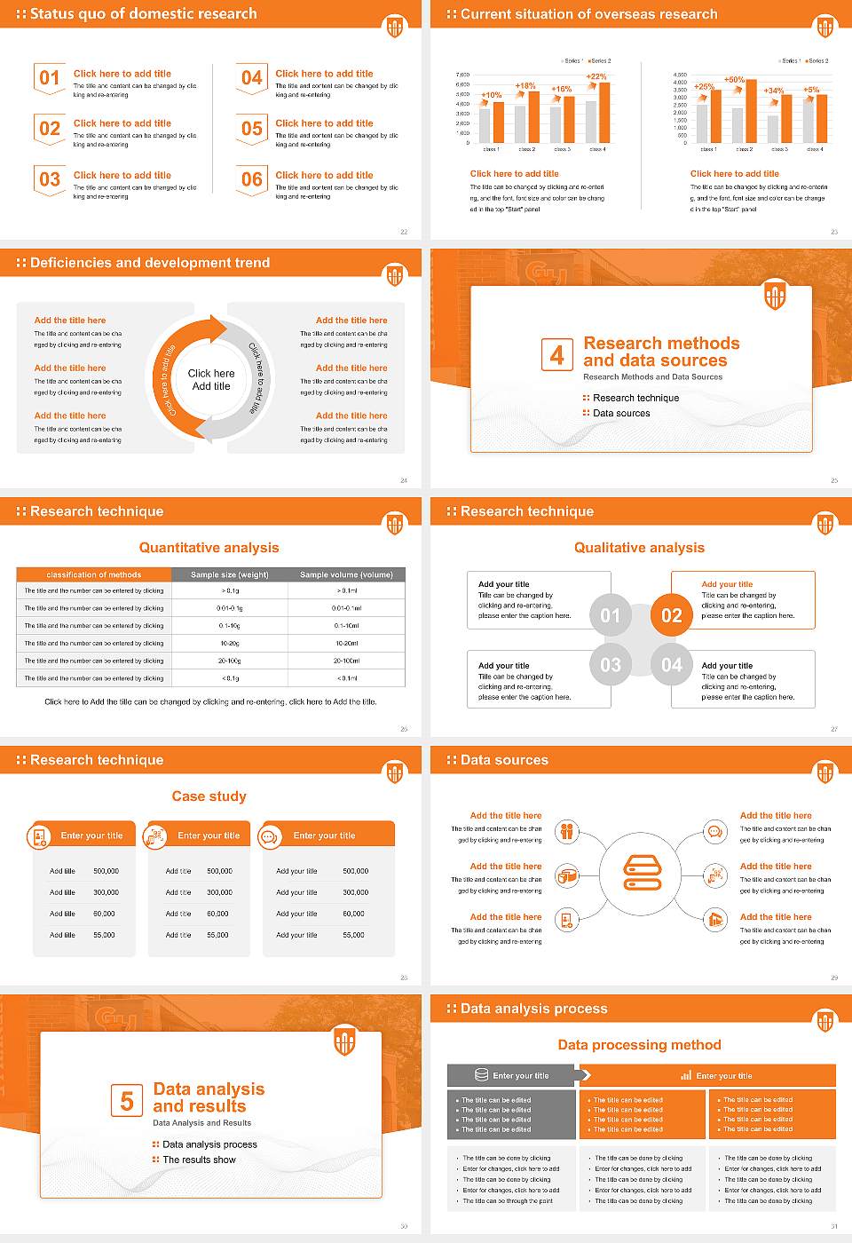 Greenville University Graduation Thesis Defense PPT Template16:9 ratio PPT effect preview image4