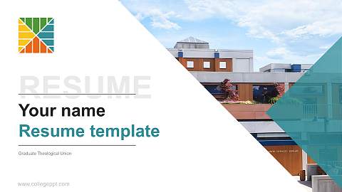 Graduate Theological Union Resume PPT Template